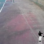 Before Tennis Courts 4 Wayne, Pa Tennis Courts Pressure Washing