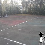 Before Tennis Courts 2 Philadelphia Tennis Courts Pressure Washing