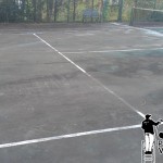 Before Tennis Courts 1 Philadelphia Tennis Courts Pressure Washing