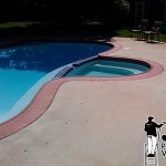 Pool Before Picture Bryn Mawr Pressure Washing