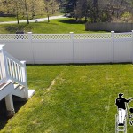 Pressure Washing PFC Fence After