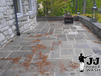 Power Washing Stone Patio Power Washing Stone Patio