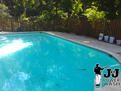 pool powerwashing
