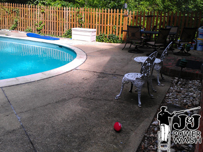 pool pressure washing
