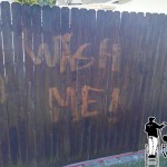 Wood Fence Power Washing