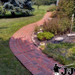Brick Walkway Power Wash