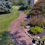 Brick Walkway Pressure Wash