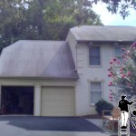 Roof Pressure Washing Before Roof Pressure Washing Before