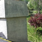 Stucco Chimney After