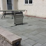 Flagstone Patio Before Flagstone Patio Before