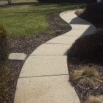 Sidewalk After Power Washing