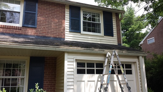 Gutter Pressure Washing Before Gutter Pressure Washing Before