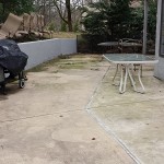 Concrete Patio Before Cleaning Concrete Patio Before Cleaning