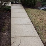 walkway afte powerwashing walkway afte powerwashing