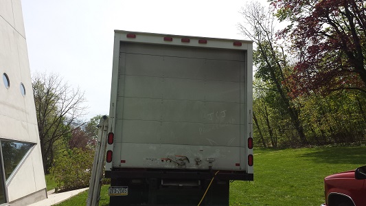 Box Truck Before Pressure Washing Box Truck Before Pressure Washing