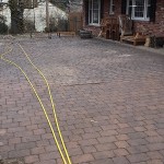 brick patio before