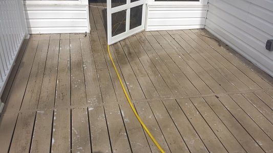 Composite Deck Before Composite Deck Before
