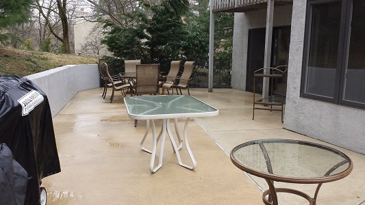 Villanova Concrete Patio After