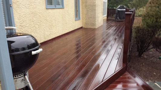 Wood Deck After