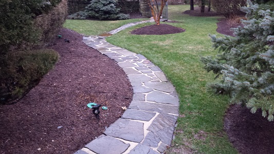 Flagstone Walkway After