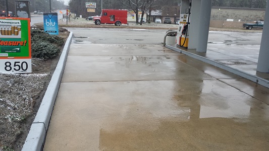 Gas Station After Power Washing Gas Station After Power Washing